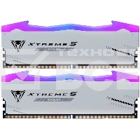 Оперативная память Patriot Viper Xtreme 5, DDR5, 48Gb (2x24Gb), 6400MHz, CL32, с радиаторами, RGB, серебристый
