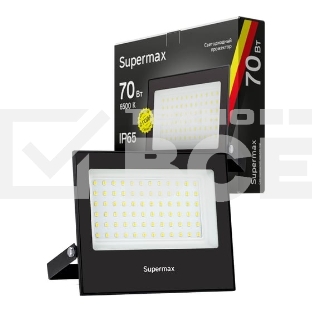 Прожектор светодиодный Supermax SPR 70Вт 6500К 7000лм IP65 КОСМОС S_PR_LED_70