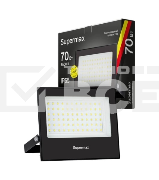 Прожектор светодиодный Supermax SPR 70Вт 6500К 7000лм IP65 КОСМОС S_PR_LED_70