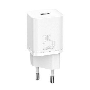 Сетевое зарядное устройство Baseus Super Si 25W EU White (CCSP020102)