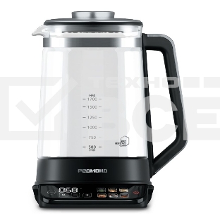 Чайник электрический Redmond KG220 1.7л. 2200 Вт, черный/хром
