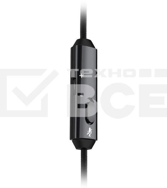 Наушники с микрофоном Acer OHW307 черный 1.8м накладные оголовье (ZL.HDSEE.002)