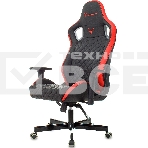 Кресло игровое Knight OUTRIDER черный/красный ромбик эко.кожа с подголов. крестовина металл, фото42