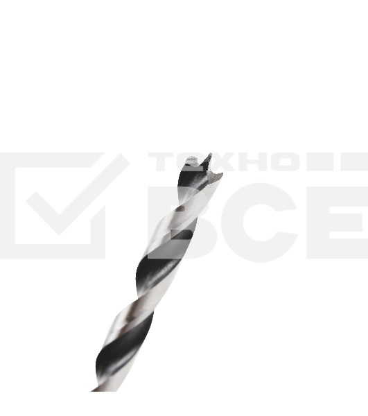 Сверло EDGE by PATRIOT по дереву спиральное 7 мм, W-образная заточка, 1 шт в блистере