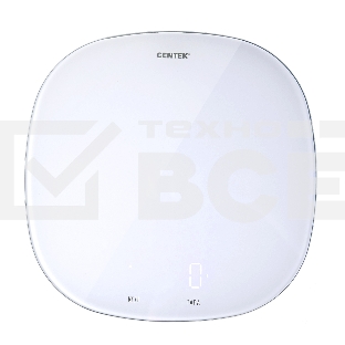 Весы кухонные CENTEK CT-2482 LED белый