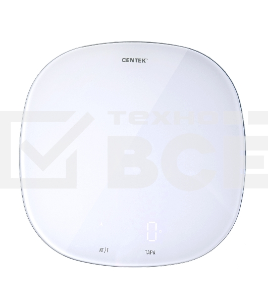 Весы кухонные CENTEK CT-2482 LED белый