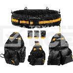 Пояс монтажника KRAFTOOL KBS-4 в комплекте: пояс монтажника и 3 сумки (38760-4), фото 1