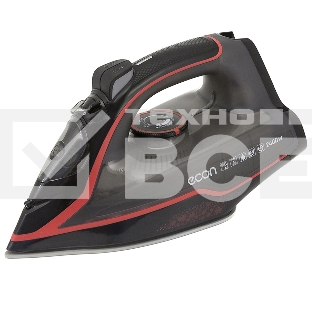 Утюг econ ECO-BI2405 Керамическая подошва 2400 Вт Регулируемая температура Регулируемая подача пара Функция сухого глажения Паровой удар Функция 