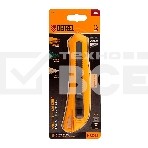 Нож Denzel 18 мм, сменное лезвие, SK4, облегченный корпус, нажимной фиксатор, фото3