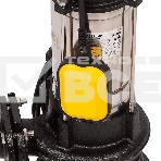 Фекальный насос Denzel FP1800-KS, 1800 Вт, напор 17 м, 26000 л/ч, нож-измельчитель 99806, фото4