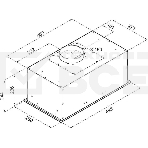 Вытяжка встраиваемая Maunfeld Crosby Power 50 белый, 50 см, 1050 куб. м/ч, 51.8 дБ, фото6