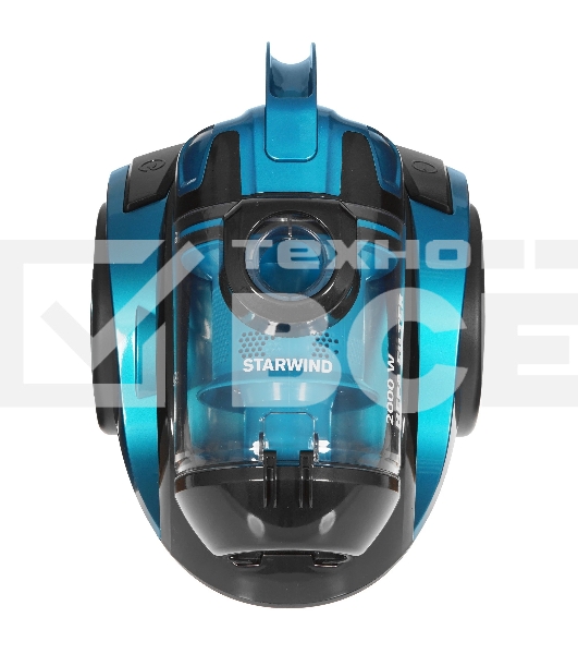 Пылесос Starwind SCV5630 голубой/черный, 350/2000 Вт, уборка сухая, пылесборник контейнер 2.5 л