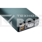 Портативный аккумулятор OLMIO QS-30, 30000mAh, 22.5W, QuickCharge3.0/PowerDelivery, LCD, темно-зеленый, фото4