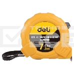 Рулетка Deli DL9075B 7,5м*25мм Метрическая. Корпус ударопрочный., фото 1