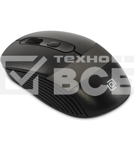 Мышь беспроводная Oklick 310MW черный/серый, 3200 dpi, радиоканал, USB, кнопки - 4