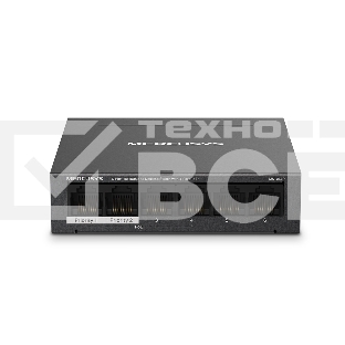 Настольный коммутатор Mercusys MS106LP с 6 портами 10/100 Мбит/с (4 порта PoE+)