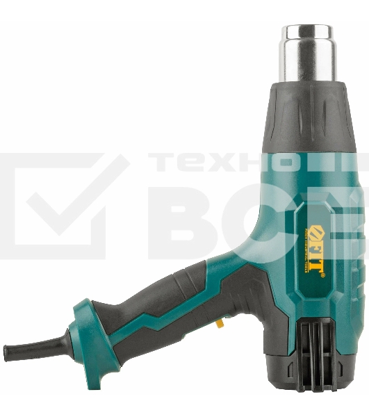 Фен технический FIT 80611  2000 Вт; 60/400/600 °C; 300/500/500 л/мин; рез. накл.; короб.