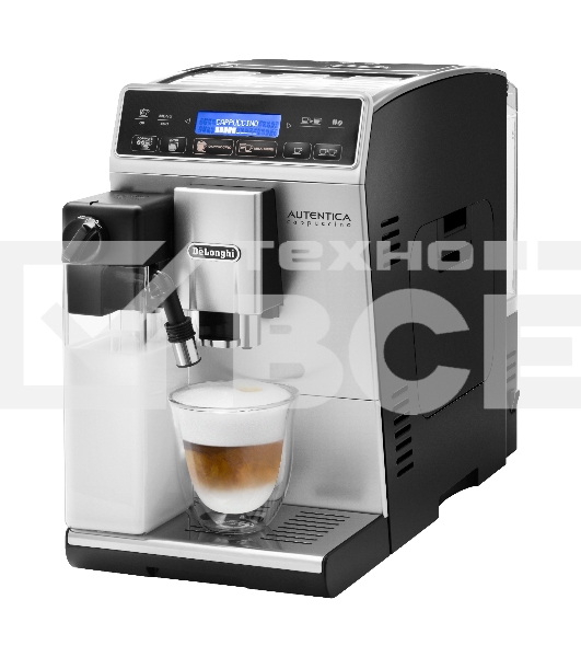 Кофемашина автоматическая DeLonghi ETAM29 660 SB серебристый/черный, исп. кофе - зерновой/молотый, 1.4 л, 1450 Вт, 15 Бар.