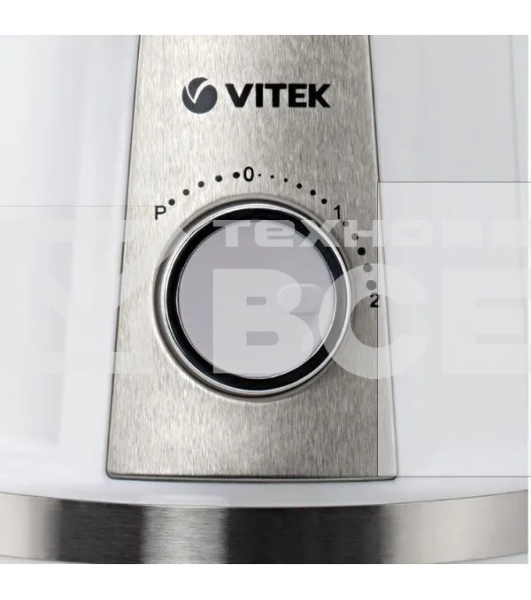 Блендер Vitek VT-8516 (MC) белый/серебро 1. Максимальная мощность 1000 Вт 2. Стеклянный кувшин объемом 1,5 л 3. 2 скоростных режима + режим PULSE