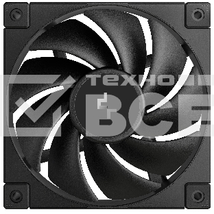 Вентилятор для корпуса DEEPCOOL FD12 черный, 120 мм, 2050 об/мин, 27.6 дБ, 4 pin