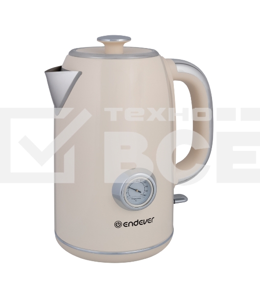 Чайник электрический Endever Skyline KR-257S 2200 Вт, 1,7 л, бежевый, 6 шт/уп.