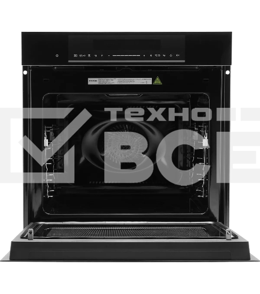 Духовой шкаф электрический Hyundai HMEO 6780 BG черное стекло/серебристый