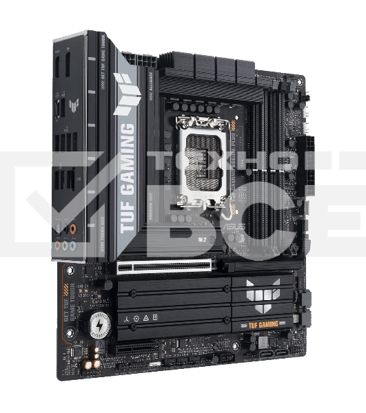 Материнская плата ASUS TUF GAMING B860M-PLUS, LGA 1851, Intel B860, 4xDDR5, 4xSATA, 3xM.2, 1xPCIe 5.0 x16, 1xPCIe x4, 1xUSB-C, 4xUSB-A 3.2 Gen 1, 2xUSB-A 3.2 Gen 2, 1xHDMI, 1xDP, 1x2.5Gb LAN, 7.1, mATX