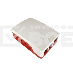 Корпус ACD RA597 Red+White ABS Case for Raspberry 4B