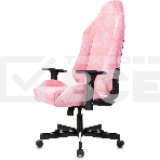 Кресло игровое Knight N1 Fabric розовый Velvet 36 с подголов. крестовина металл, фото23