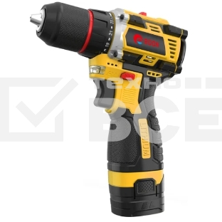 Дрель-шуруповерт аккумуляторная Edon AD-16BL, 20В, 2 АКБ, Кейс