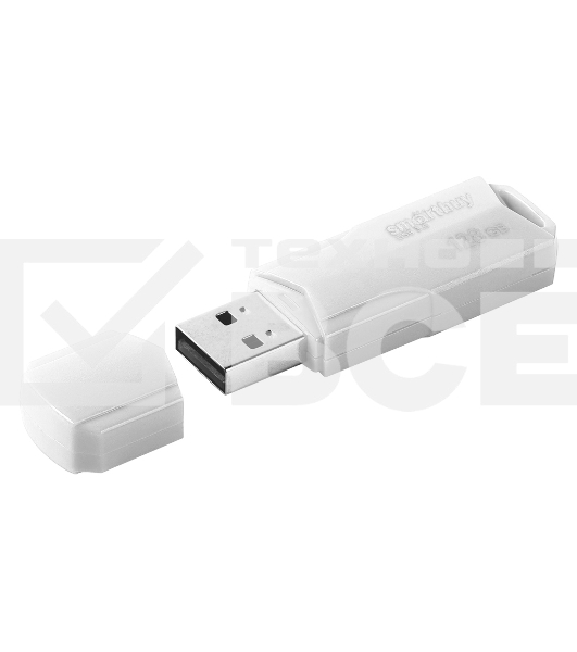 Флешка USB 3.1 Smartbuy 128Gb CLUE белый