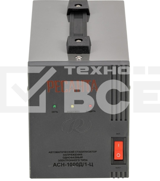 Стабилизатор напряжения Ресанта АСН-1000Д/1-Ц электронный однофазный серый