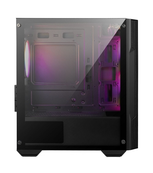 Корпус MSI MAG FORGE M100A, Micro-Tower, чёрный, 4 x 120 мм