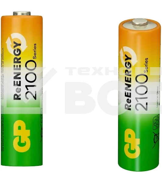 Аккумулятор GP 210AAHCRGY-2CRCB2 AA NiMH 2000mAh (2шт)