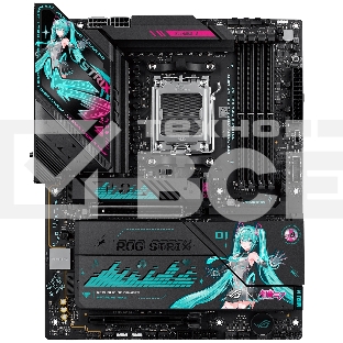 Материнская плата ASUS ROG STRIX X870E-H GAMING MIKU AM5 ATX 4xDDR5 2xPCIEx16 4xM.2 3xUSB-C HDMI 5GLAN Wi-Fi 7 