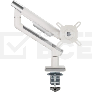 Кронштейн для мониторов Ultramounts UM713W белый 17'-32' макс.9кг крепление к столешнице поворот и наклон