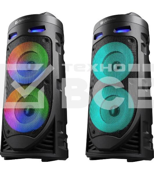 Портативная колонка Defender 16W черный CRASHBOOM