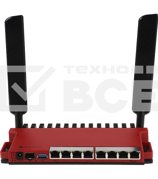 Роутер беспроводной MikroTik L009UiGS-2HaxD-IN AX600 10/100/1000BASE-TX, 2.4Ггц, 8*1Gbit, 1*SFP 2.5Gbit