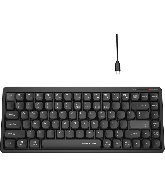 Клавиатура A4Tech FBX53C беспроводная, Bluetooth, радиоканал, черный