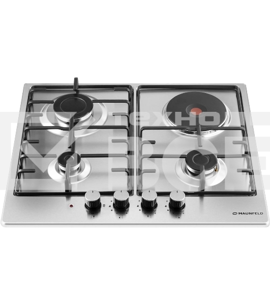 Комбинированная варочная панель (электрическая+газовая) Maunfeld EEHS.64.3CS/KG