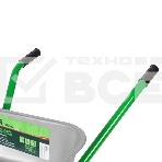 Тачка садово-строительная Сибртех с PU колесом, грузоподъемность 180 кг, объем 90 л, фото7