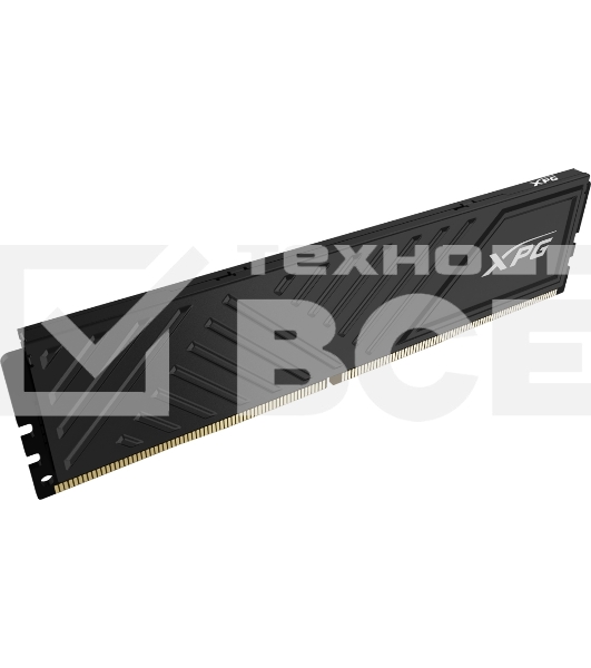 Оперативная память XPG Gammix D35, DDR4, 8GB (1x8GB), 3200MHz, CL16, UDIMM, с радиатором, черный