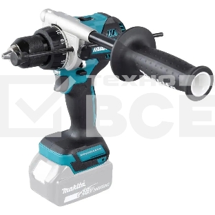 Дрель-шуруповерт аккумуляторная ударная бесщеточная Makita 18В, 13мм, 130Нм (без АКБ и ЗУ)