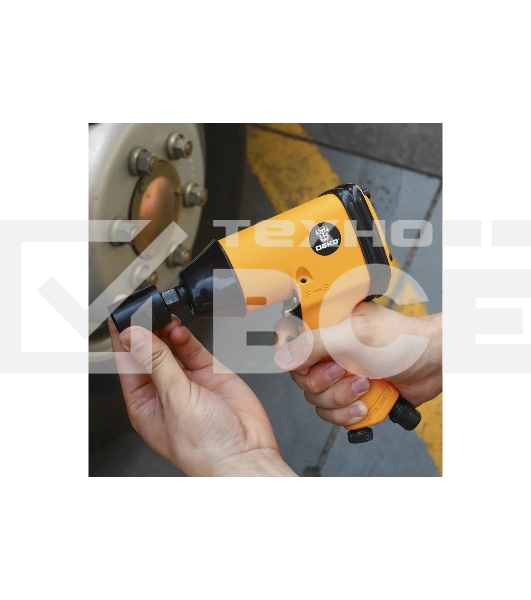 Гайковерт Deko DKPT01 SET 3 142л/мин красный/черный