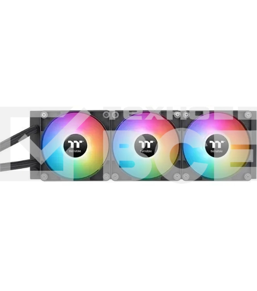 Система водяного охлаждения Thermaltake TH420 V2 ARGB Soc-AM5/AM4/1151/1200/1700 черный 4-pin 34.7dB Al+Cu Ret (CL-W376-PL14SW-A)