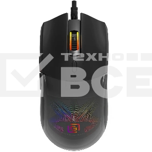 Мышь проводная Oklick 714GM черный, 3200 dpi, USB, кнопки - 7