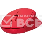 Мышь беспроводная Logitech M280 красный, 1000 dpi, радиоканал, USB, кнопки - 3, фото2