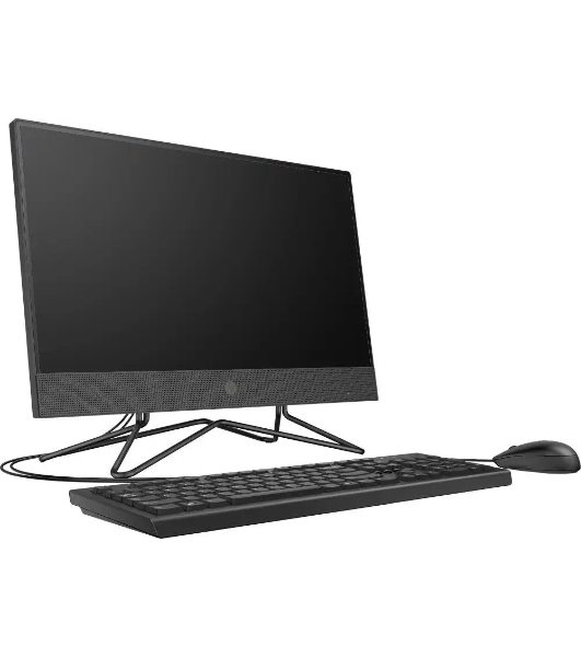 Моноблок HP 200 G4 21.5' Full HD i5 1235U (1.3) 8Gb SSD512Gb UHDG DVDRW Free DOS GbitEth WiFi BT клавиатура мышь Cam черный 1920x1080