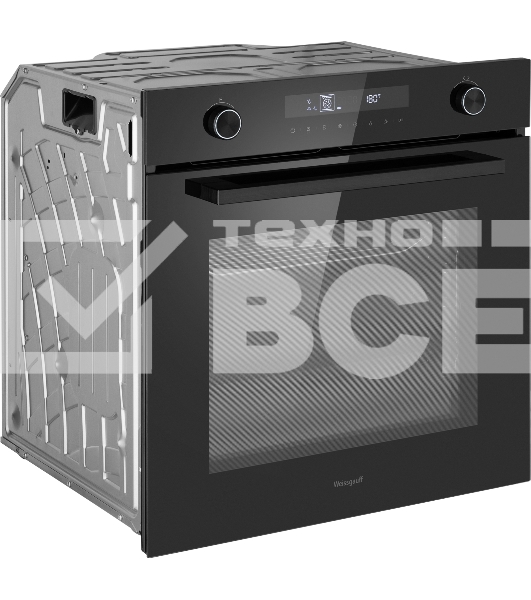 Духовой шкаф электрический Weissgauff EOM 741 PDB Black Edition черный