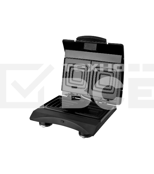 Сэндвичница BRAYER BR2204 750 Вт, серебристый/черный